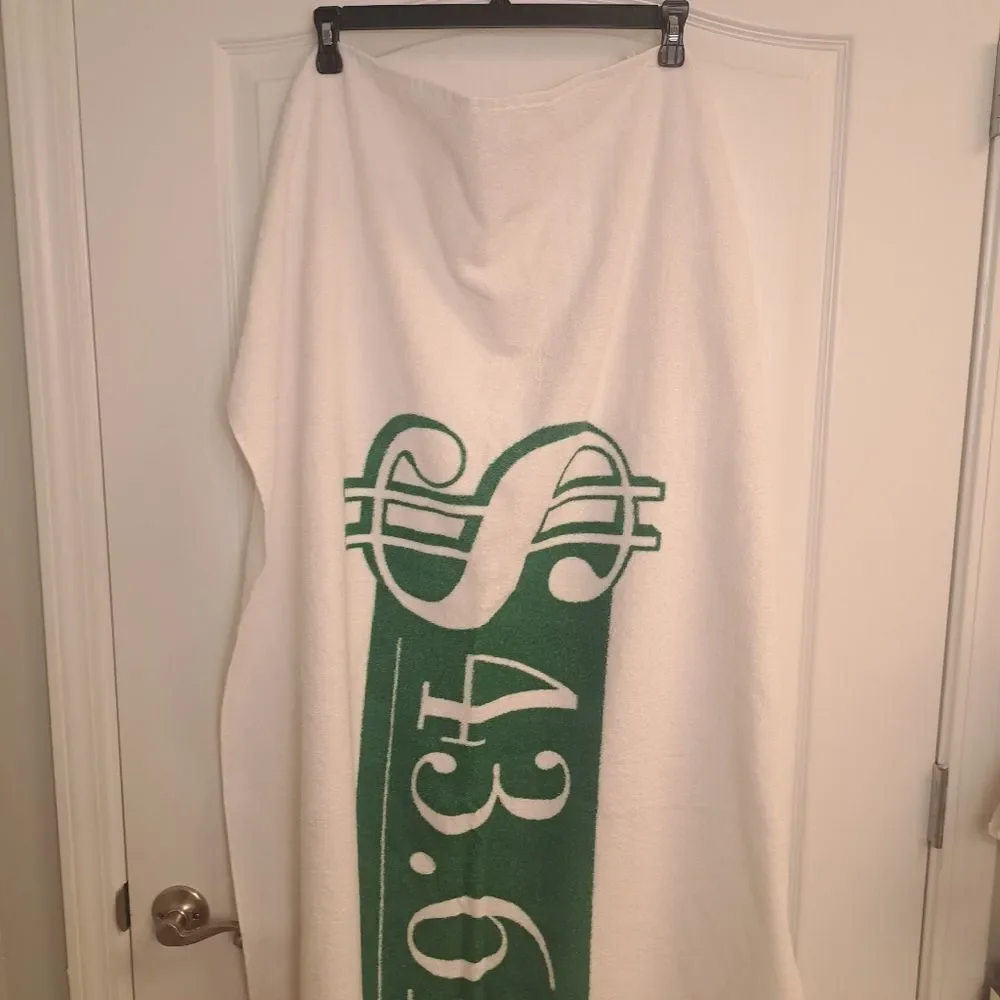 Oversized Beach Towel Lottery Money Print